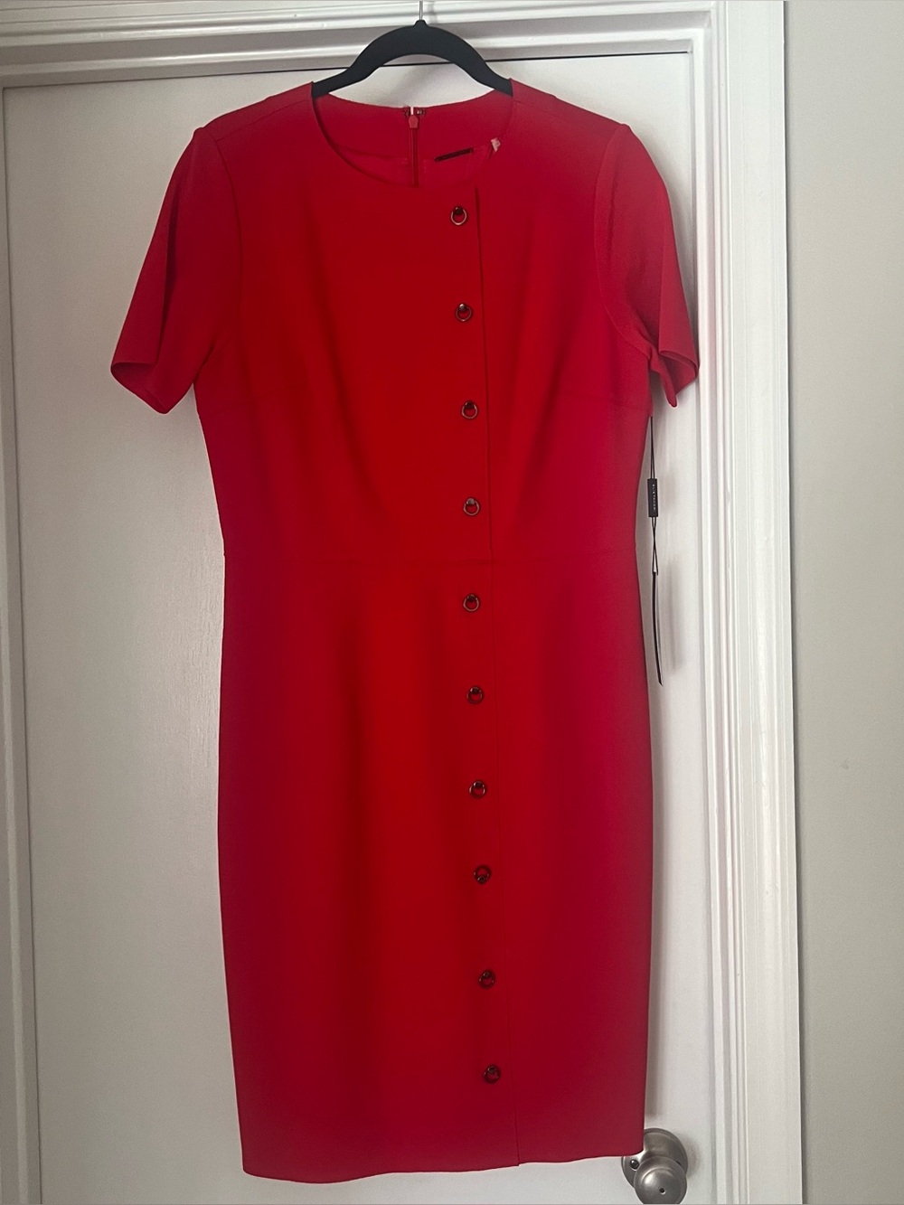 Elie Tahari Red Tarina Dress